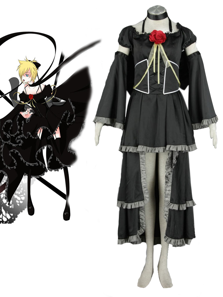 VOCALOID Dark Kagamine Rin Cosplay Costume